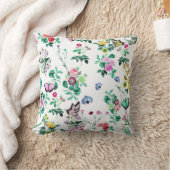 蝶かわいらしと花 クッション (ブランケット)