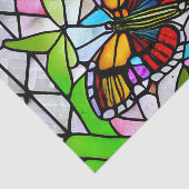 蝶かわいらしのステンドグラスを作るデコパージュ 薄葉紙 (詳細)