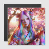 蝶かわいらしの神秘的なエーテルの女性 (正面/裏面)