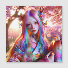 蝶かわいらしの神秘的なエーテルの女性