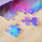 蝶かわいらしの神秘的なエーテルの女性 ジグソーパズル (側面)