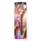 蝶かわいらしの神秘的なエーテルの女性 タンブラー (裏面)