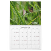 蝶かわいらしカレンダー カレンダー (2月 2026)