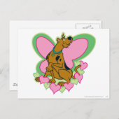 蝶かわいらしスクービードゥー ポストカード (正面/裏面)