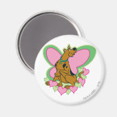 蝶かわいらしスクービードゥー マグネット (正面/裏面)