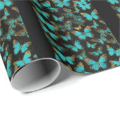 蝶かわいらしデザイン ラッピングペーパー (ロールコーナー)