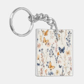 蝶かわいらし場 キーホルダー (正面左)