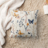 蝶かわいらし場 クッション (ブランケット)