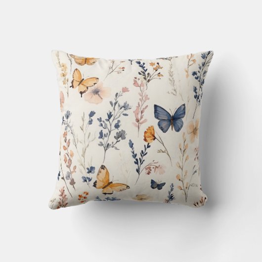 蝶かわいらし場 クッション (裏面)