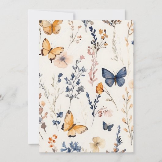 蝶かわいらし場 招待状 (正面)