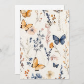 蝶かわいらし場 招待状 (正面/裏面)