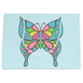 蝶かわいらし抱き枕 ラージペーパーバッグ (正面)