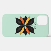 蝶かわいらし抽象芸術アート Case-Mate iPhoneケース (裏面 (横))