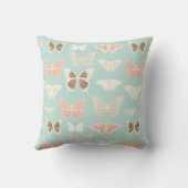 蝶かわいらし模様 クッション (裏面)