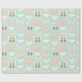 蝶かわいらし模様 ラッピングペーパー (フラット)