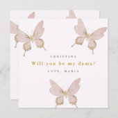 蝶かわいらし玉提案キンセアニェラ 招待状