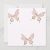 蝶かわいらし玉提案キンセアニェラ 招待状 (裏面)