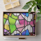 蝶かわいらし色のステンドグラスの切り離し 薄葉紙 (ギフト)