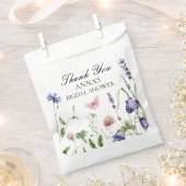 蝶かわいらし花ブライダルシャワー フェイバーバッグ (クリップ留めされた状態)