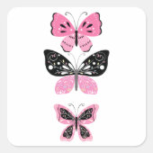 蝶かわいらし類 スクエアシール (正面)