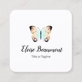 蝶かわいらし スクエア名刺