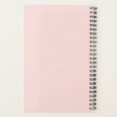 蝶かわいらし&ポジティブ引用文コーラルティール(緑がかった色) プランナー手帳 (裏面)