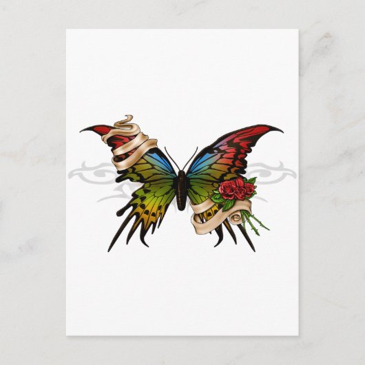 蝶かわいらし ポストカード (正面)