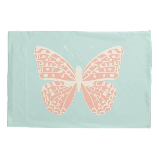 蝶かわいらし 枕カバー (裏面)