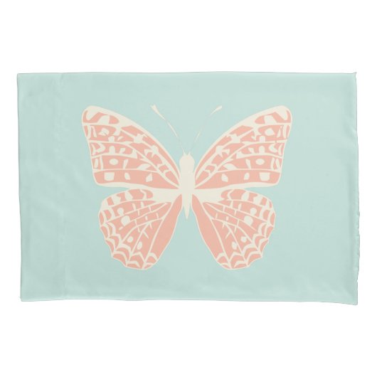 蝶かわいらし 枕カバー (正面)