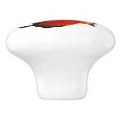 蝶か陶磁器のノブ セラミックノブ (側面)