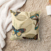 蝶がに浮か葉ぶ クッション (ブランケット)