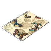 蝶がに浮か葉ぶ ノートブック (左側)