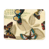 蝶がに浮か葉ぶ マグネット (横)