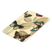 蝶がに浮か葉ぶ マグネット (左側)