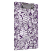 蝶が付いているレースパターン クリップボード (右)