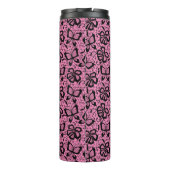 蝶が付いているレースパターン タンブラー (裏面)