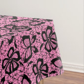 蝶が付いているレースパターン テーブルクロス (インサイチュ)