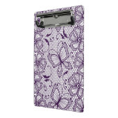 蝶が付いているレースパターン ミニクリップボード (アングル2)