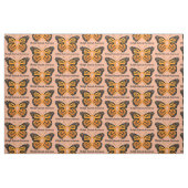 蝶が付いている多発性硬化の認識度のリボン ファブリック (ファットクウォーター)