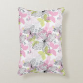 蝶が付いている背景 アクセントクッション (正面(垂直))