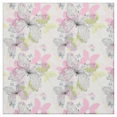 蝶が付いている背景 ファブリック (見本)