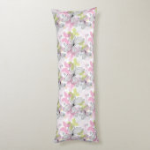 蝶が付いている背景 ボディピロー (裏面 (縦))