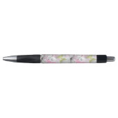 蝶が付いている背景 ボールペン (正面)