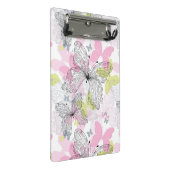 蝶が付いている背景 ミニクリップボード (アングル)