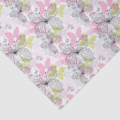 蝶が付いている背景 薄葉紙 (詳細)