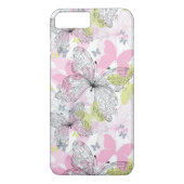 蝶が付いている背景 Case-Mate iPhoneケース (裏面)