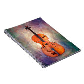 蝶が付いている魔法のチェロ ノートブック (右側)