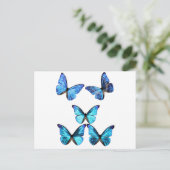 蝶が光るポストカード ポストカード (スタンド正面)