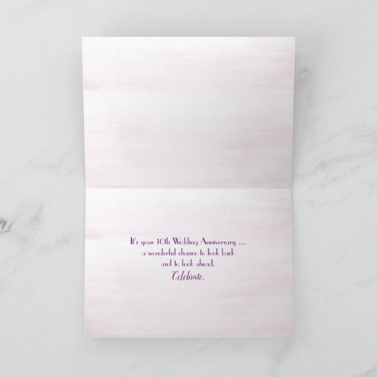 蝶が円錐花10周年記念カードに登場 カード (内部)