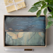 蝶が切り離される魔法のウッドランドの妖精 薄葉紙 (ギフト)